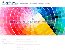 Tablet Screenshot of logotop.ch